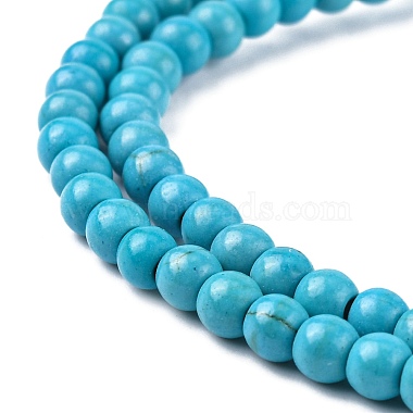 Synthetic Turquoise Beads Strands(X-TURQ-G106-4mm-02F)-2