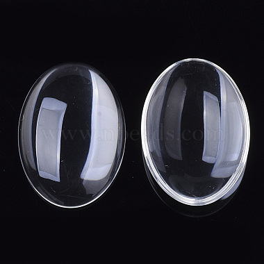 Transparent Glass Cabochons(GGLA-R022-25x35-B)-4