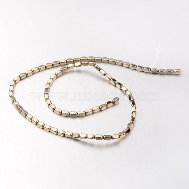 Electroplate Non-magnetic Synthetic Hematite Bead Strands(G-F300-40B-06)-2