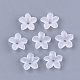 5-Petal Transparent Acrylic Bead Caps(X-FACR-T001-06)-1