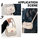 DIY Imitation Leather Heart Pattern Women's Crossbody Bag Kits(DIY-WH0449-12)-5