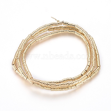 Electroplated Non-magnetic Synthetic Hematite Beads Strands(G-G826-09G-2mm)-2