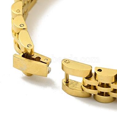 Ion Plating(IP) 304 Stainless Steel Thick Link Chain Bracelet(BJEW-G649-09)-5
