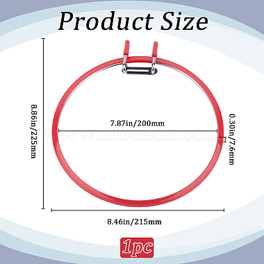 Iron Embroidery Hoops(TOOL-WH20007-02B)-2