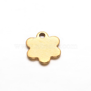 Golden Flower Stainless Steel Charms