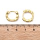 Brass Micro Pave Cubic Zirconia Huggie Hoop Earrings(EJEW-K083-34G-B)-4