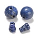 perles de gourou en lapis lazuli 3 trou naturel(G-R474-008)-1