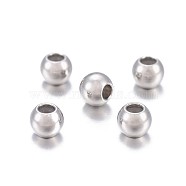 201 Stainless Steel Beads, with Rubber Inside, Slider Beads, Stopper Beads, Rondelle, Stainless Steel Color, 4x3mm, Rubber Hole: 1.2mm(STAS-P238-02P-03)