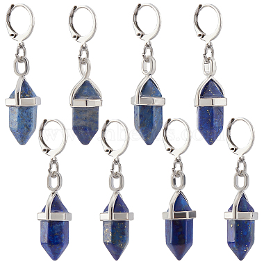 Bullet Lapis Lazuli Earrings