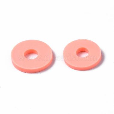 Flat Round Eco-Friendly Handmade Polymer Clay Beads(CLAY-R067-10mm-19)-6