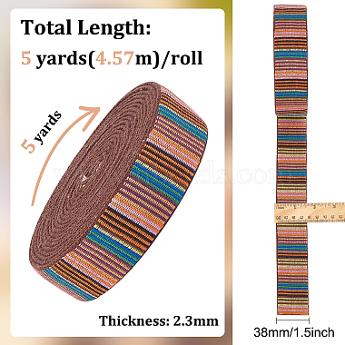 5 Yards Ethnic Style Polyester Ribbons(SRIB-BC0001-17)-2