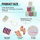 6Rolls 6 Styles Segment Dyed Polyester Thread(NWIR-TA0001-47A)-3