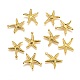 Brass Starfish/Sea Stars Pendants(X-KK-L134-11G)-1