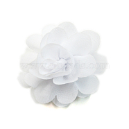 Lace Costume Accessories, Flower, White, 50mm(OHAR-Q142-06)
