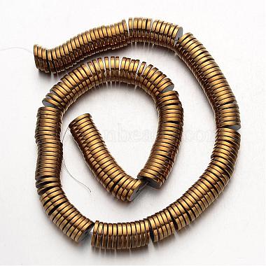 Electroplate Non-magnetic Synthetic Hematite Beads Strands(G-F300-17C)-2