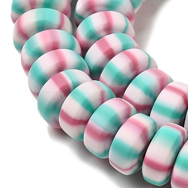 Polymer Clay Beads Strands(CLAY-H006-02C)-3