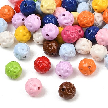 Baking Paint Opaque Acrylic Beads(AC-CBA9EC7-01)-1