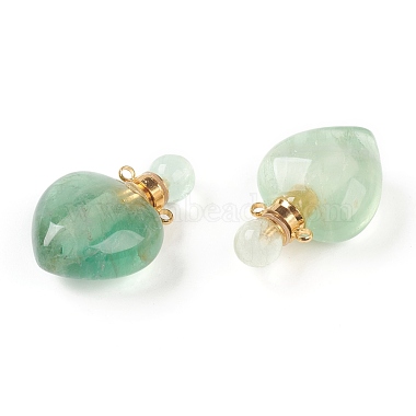 Natural Fluorite Pendants(G-H252-C02)-2