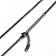 304 Stainless Steel Curb Chain Necklace for Men Women(NJEW-K245-015B)-2