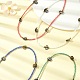 Natural Shell Nugget & Glass Seed Beaded Necklaces(NJEW-JN04375)-6
