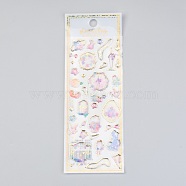 Epoxy Resin Sticker, for Scrapbooking, Travel Diary Craft, Mixed Patterns, 0.7~2.7x0.6~3cm(DIY-B009-03C)