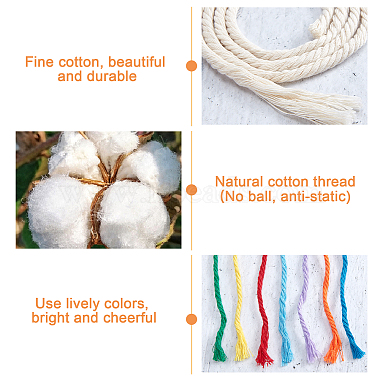 DIY Rainbow Knitting Crochet Tapestry Kit(DIY-WH0257-11)-4