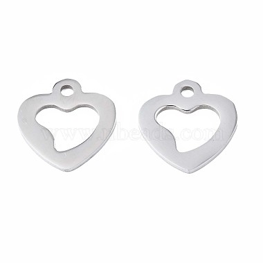 Stainless Steel Color Heart 201 Stainless Steel Pendants