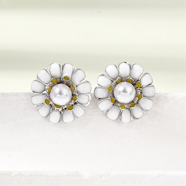 Brass Enamel Stud Earrings(KK-CBA8324-27P-04)-3