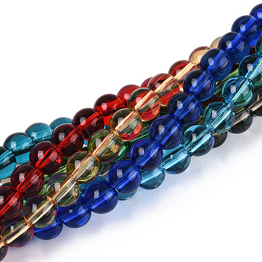 Transparent Glass Beads Strands(GLAA-N058-6mm-B01)-2