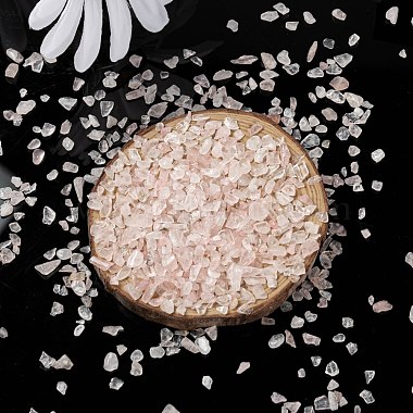 Chip perles en quartz rose naturel(G-FS0001-18)-6