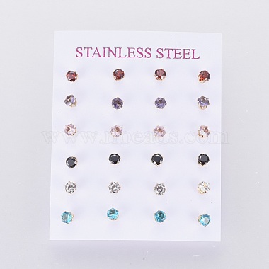 304 Stainless Steel Stud Earrings(EJEW-I229-02G-A)-2