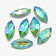 Pointed Back Glass Rhinestone Cabochons(RGLA-T020-7x15mm-06)-1