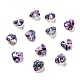 Electroplate Glass Charms(X-G030V10mm-001HE)-1