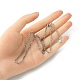 304 collier de chaîne de corde en acier inoxydable pour hommes femmes(NJEW-YW0001-08)-4