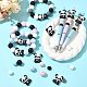 40pcs 10&nbsp;styles de perles de silicone(SIL-FS0001-27B)-8