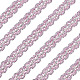 Polyester Braided Lace Ribbons(OCOR-WH0060-73E)-1