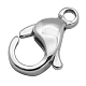 304 Stainless Steel Lobster Claw Clasps(STAS-AB21)-1