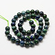 Natural Chrysocolla and Lapis Lazuli Beads Strands(G-P281-03-10mm)-2