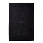 Imitation Leather Fabric Sheets, for Garment Accessories, Black, 30x20x0.05cm(DIY-D025-E11)
