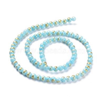 Chapelets de perles en jade Mashan naturel(G-P232-01-H-4mm)-2
