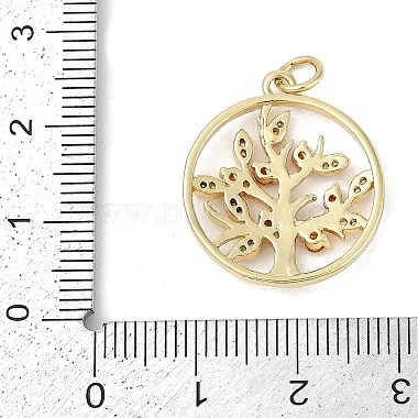 Placage de crémaillère en laiton micro pavé pendentifs en zircone cubique(KK-H509-19G-02)-3