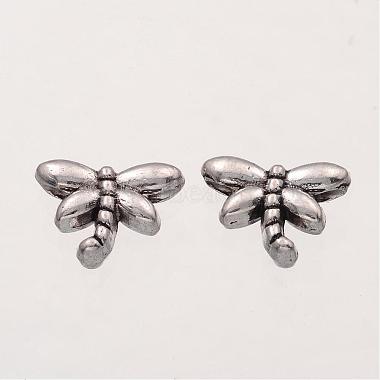 Dragonfly Tibetan Style Alloy Beads(X-AB45-NF)-3