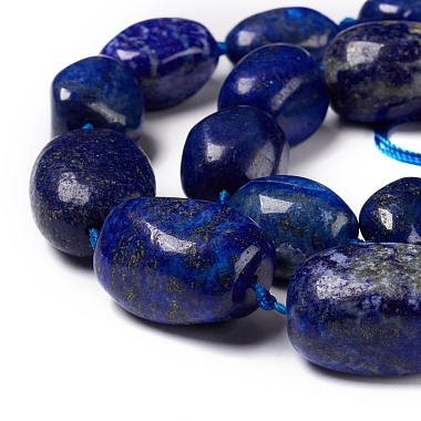 Chapelets de perles en lapis-lazuli naturel(G-I194-27)-2
