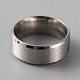 201 Stainless Steel Plain Band Ring for Women(RJEW-WH0010-06C-MP)-2