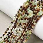 Natural Chrysoprase Beads Strands, Faceted, Round, 2mm, Hole: 0.6mm, about 191pcs/strand, 14.96''(38cm)(G-RM250104-B6)