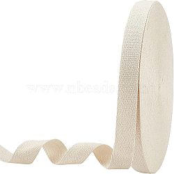 Cotton Cotton Twill Tape Ribbons, Herringbone Ribbons, for Home Decoration, Wrapping Gifts & DIY Crafts Decoration, Antique White, 3/4"(20mm)(OCOR-WH0057-30C-03)