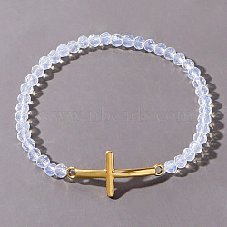 Cross with Class Bead Bracelet for Women(SW0705-5)