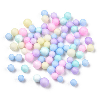 Small Craft Foam Balls, Round, for DIY Wedding Holiday Crafts Making, Mixed Color, 2.5~3.5mm
