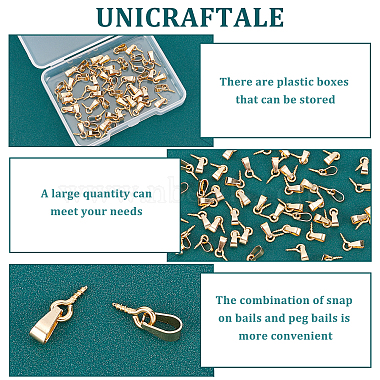 unicraftale 50Stk. 304 Ösenbügel aus Edelstahl mit Schraubösen(FIND-UN0001-24)-5