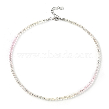 Pink Glass Necklaces
